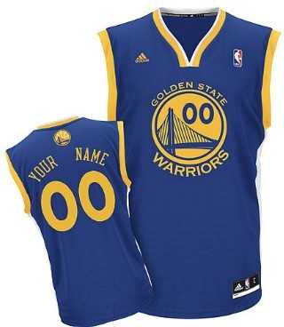 Men & Youth Customized Golden State Warriors Blue Jersey